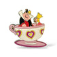 WDI Alice in Wonderland Mad Tea Party Queen and King of Hearts Pin