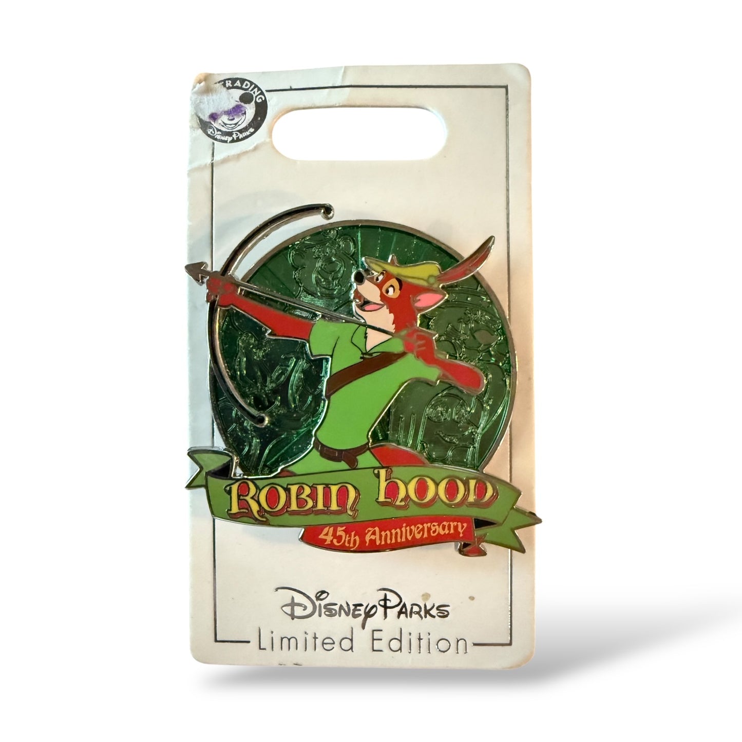 Disney Parks Robin Hood 45th Anniversary Pin