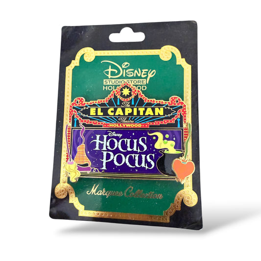 DSSH Hocus Pocus Cauldron and Brooms Marquee Pin