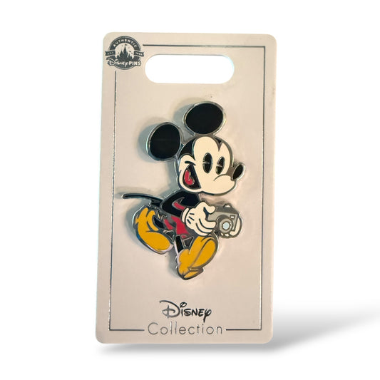 Disney Parks Mickey Holding Camera Pin
