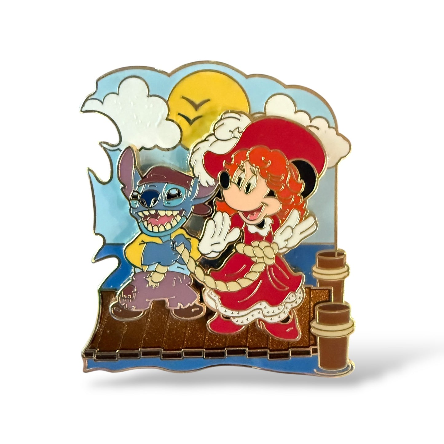 DCL Artist Choice Puzzle Pirate Stitch and Redhead Minnie Pin