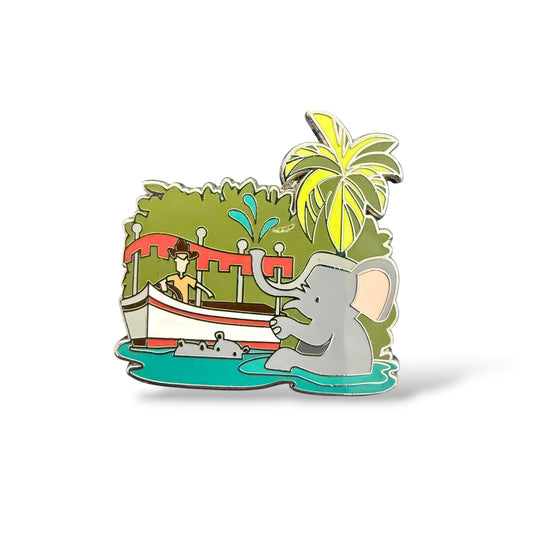 DLR Happiest Place on Earth Retro Mystery Jungle Cruise Pin