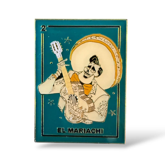 Loungefly Coco Loteria Card Mystery El Mariachi Ernesto Pin