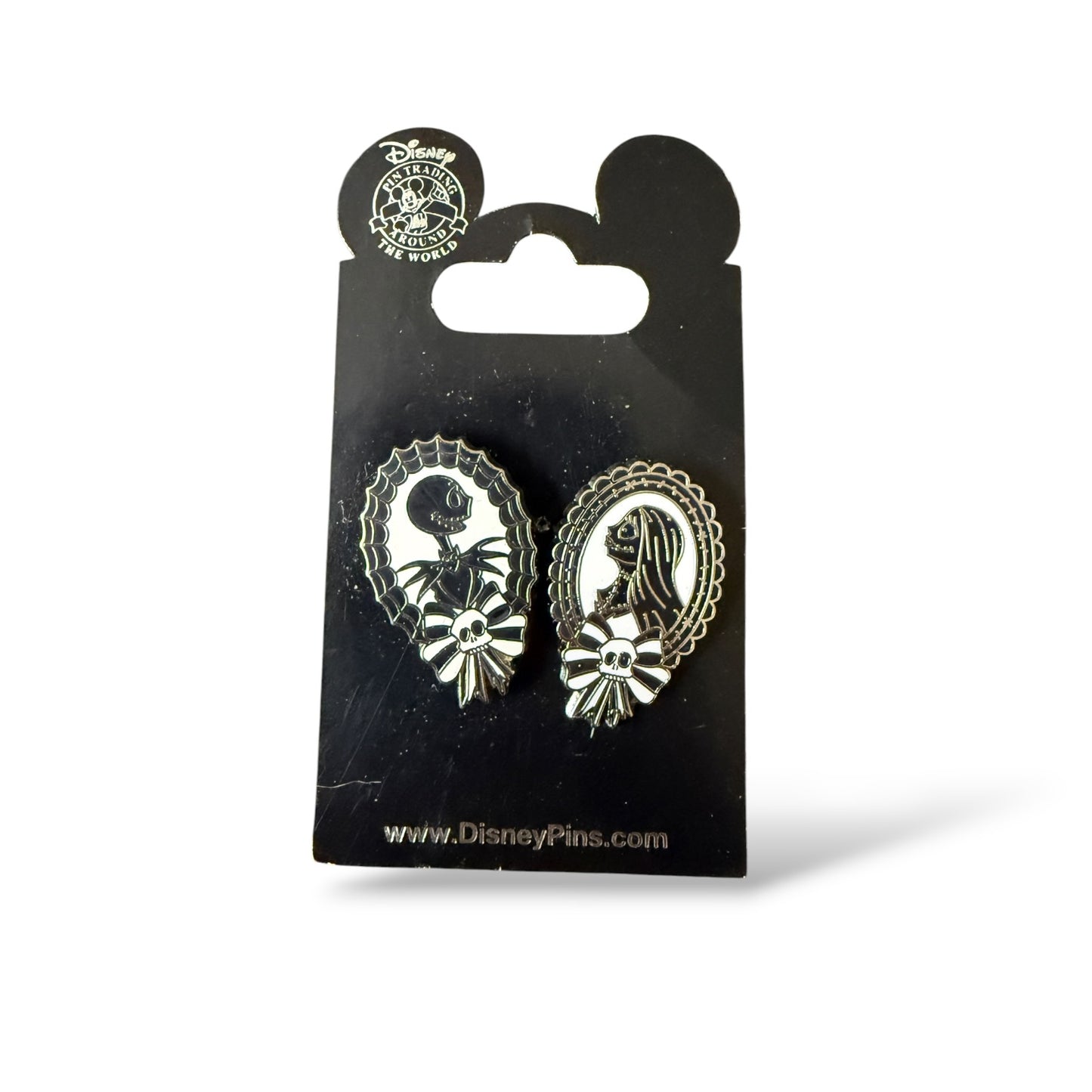 Disney Parks The Nightmare Before Christmas Jack and Sally Cameos Pin Set
