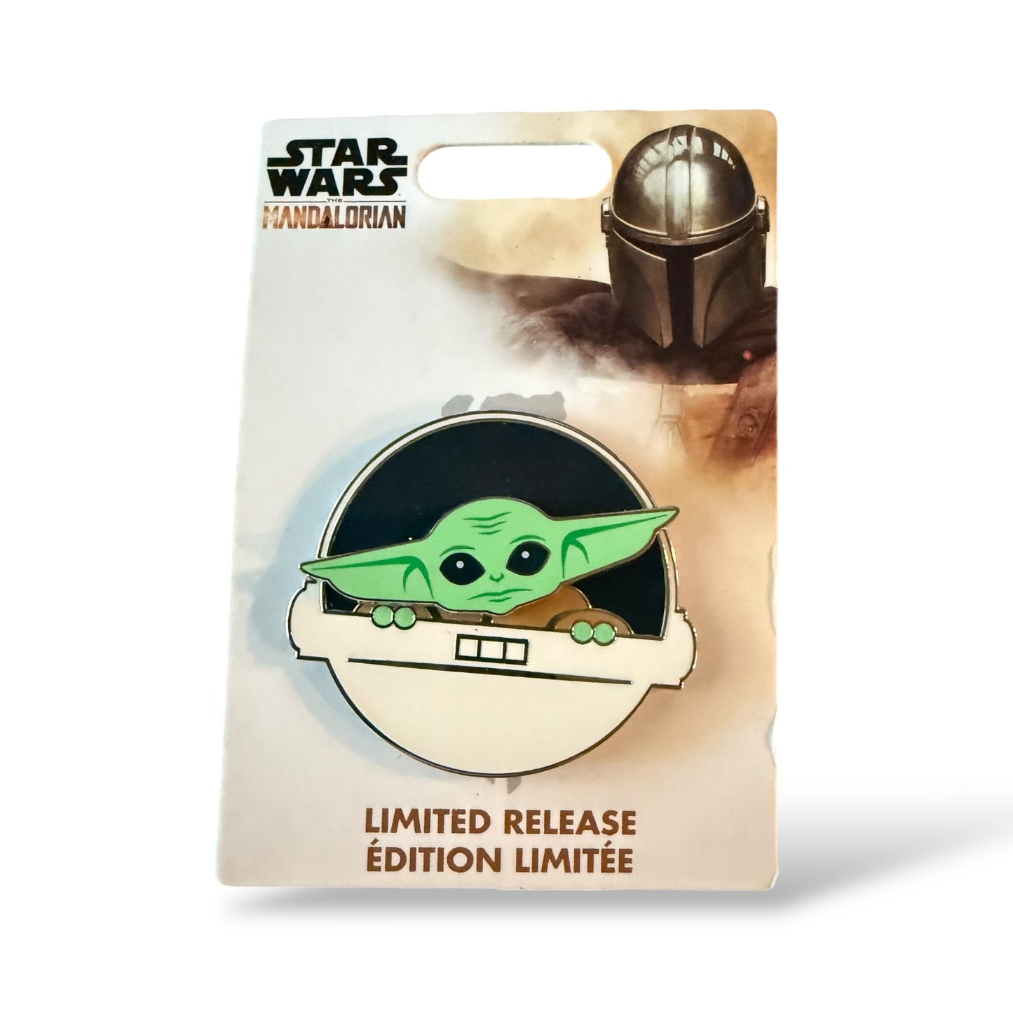 Disney Parks Star Wars Mandalorian Grogu in Pod Swivel Head Pin