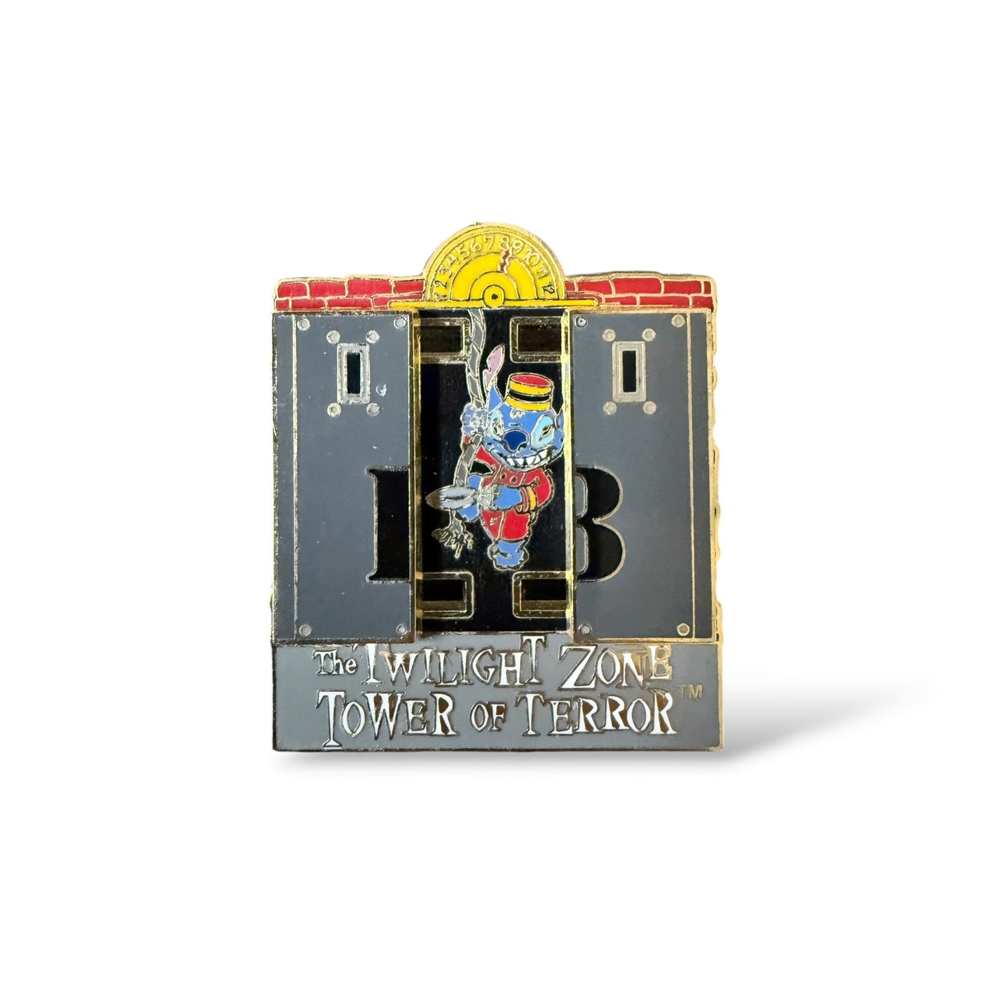 Disney Parks Twilight Zone Tower of Terror Stitch Causing Trouble Pin