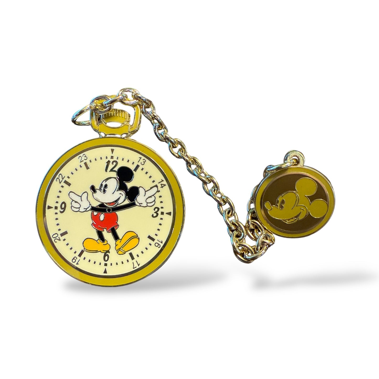 WDW 50th Anniversary Mickey Mouse Pocket Watch Pin