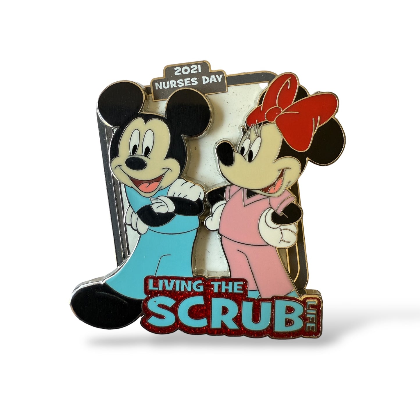 Disney Parks Nurses Day 2021 Minnie & Mickey Pin