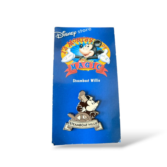 Disney Store 12 Months of Magic Steamboat Willie Pin