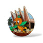 WDW Annual Passholder Orange Bird Aloha Isle Citrus Swirl Cone Pin