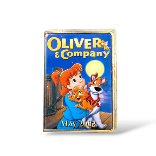 Disney Store 12 Months of Magic DVD Case Oliver & Company Pin