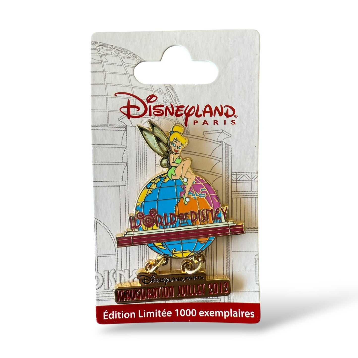 DLRP World of Disney Inauguration July 2012 with Tinker Bell Pin