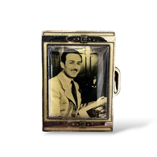 Disney Parks Legacy of a Dream Booster Walt Disney Holding an Animation Drawing Epoxy Dome Pin