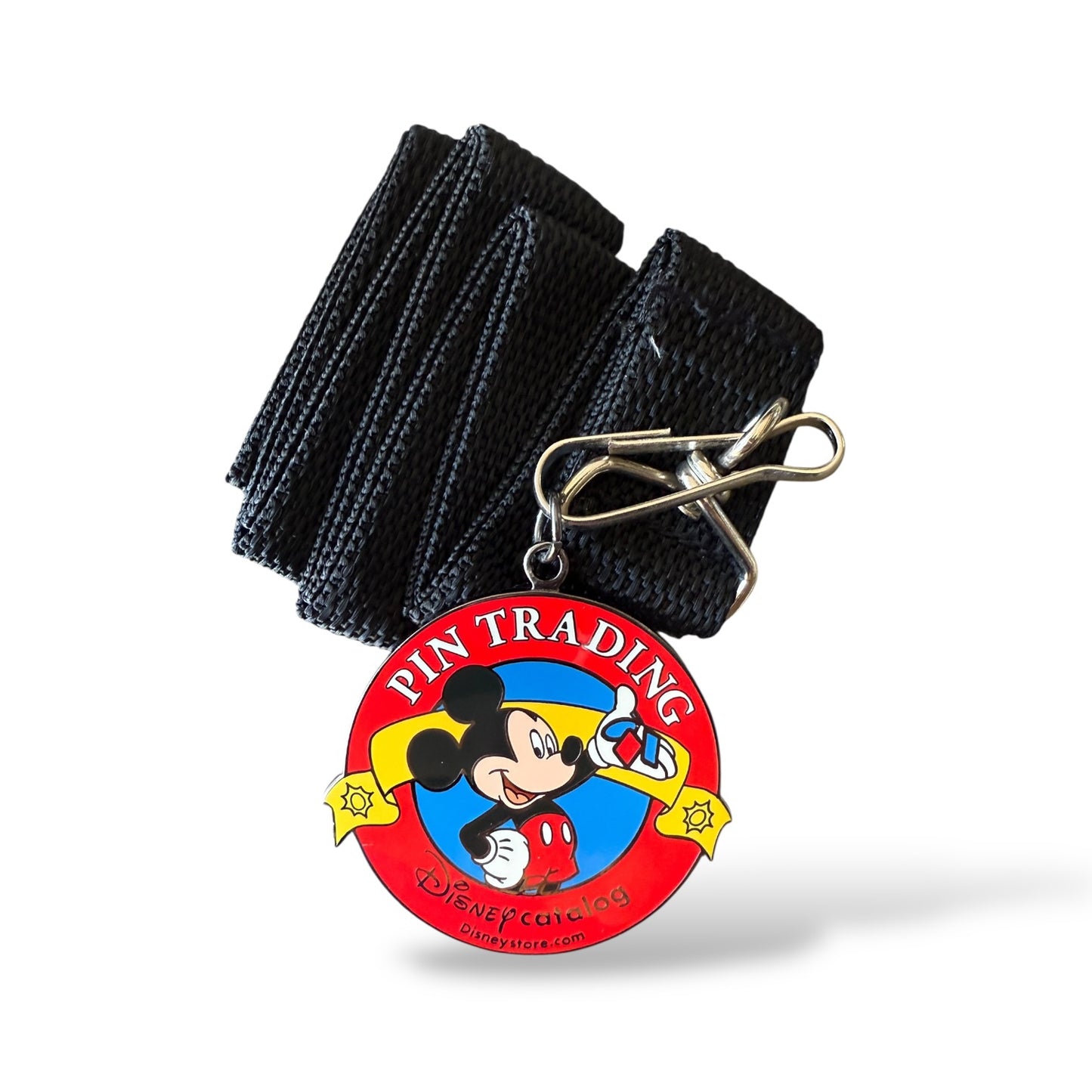 Disney Catalog Pin Trading Logo Mickey Bolo Lanyard Pin
