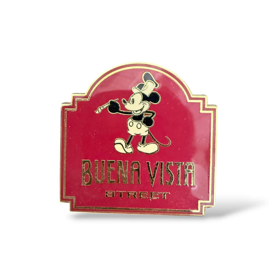 DCA Buena Vista Street Booster Buena Vista Street Sign Pin