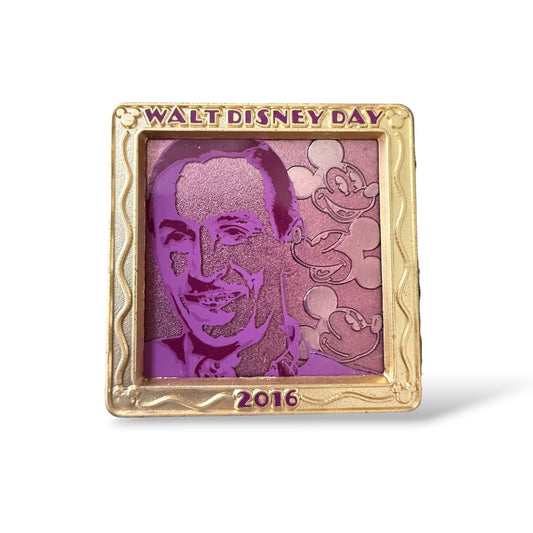 Disney Parks Walt Disney Day 2016 Mickey Super Imposed Pin