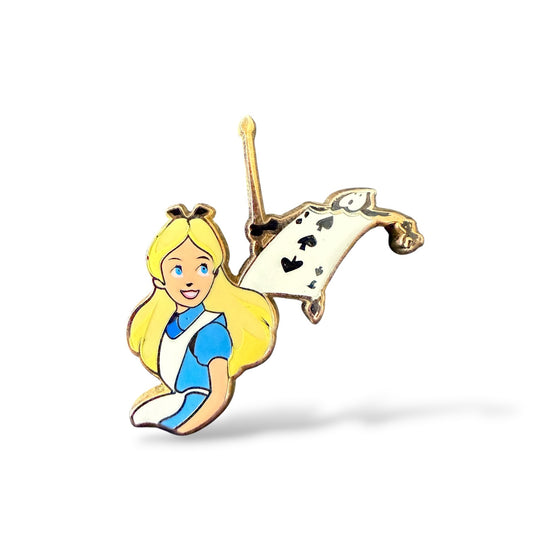 Acme Hotart Magic Carpet Ride Mystery Alice and Playing Card Guard Pin