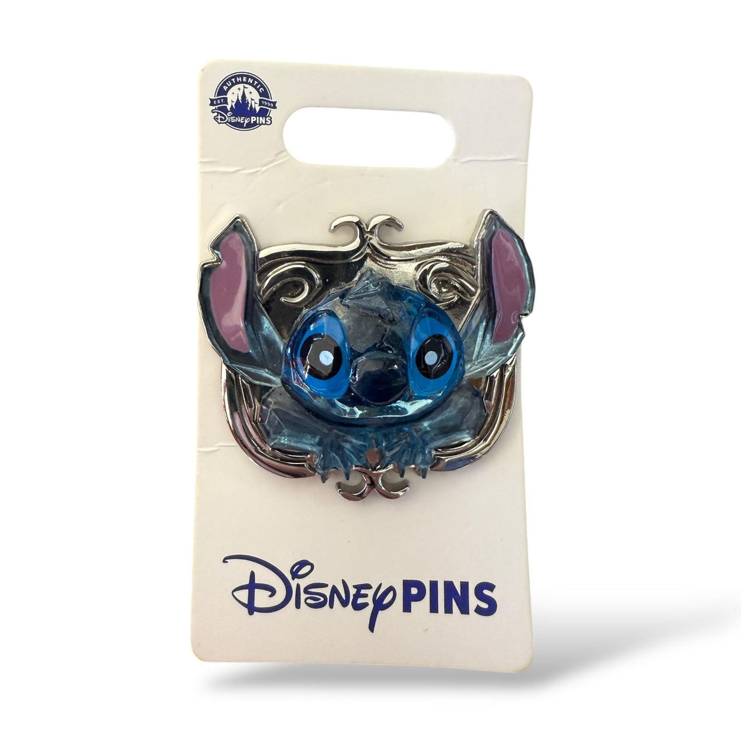 Disney Parks Stitch 3D Sculpted Acrylic Crystal Pin