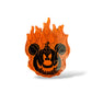 Disney Parks Halloween 2011 Flaming Pumpkin Mickey Pin