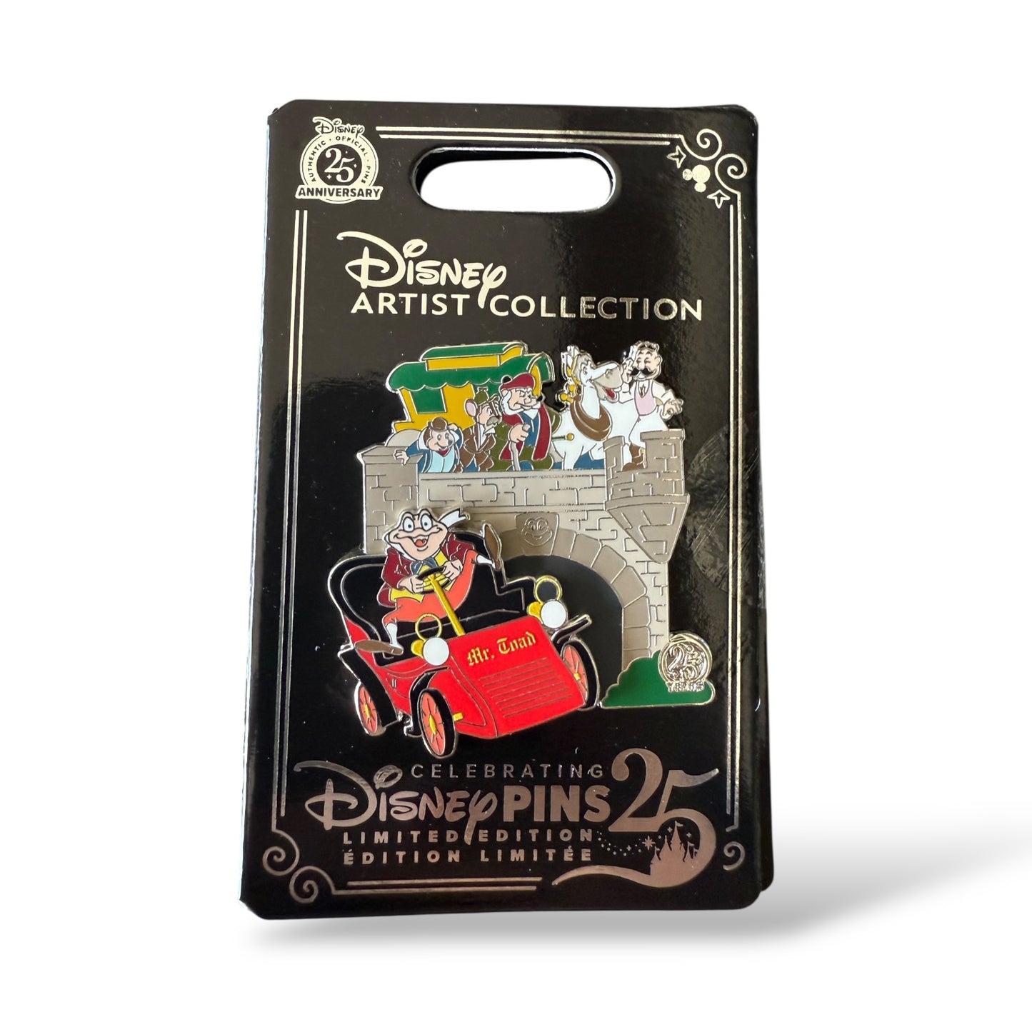 Disney Parks Disney Artist Collection Mr. Toad's Wild Ride Maria Stuckey Pin