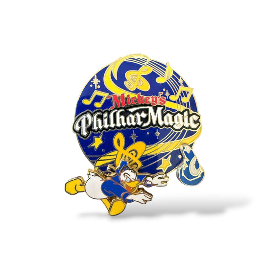 WDW Mickey's Philharmagic Donald Duck Slider Pin