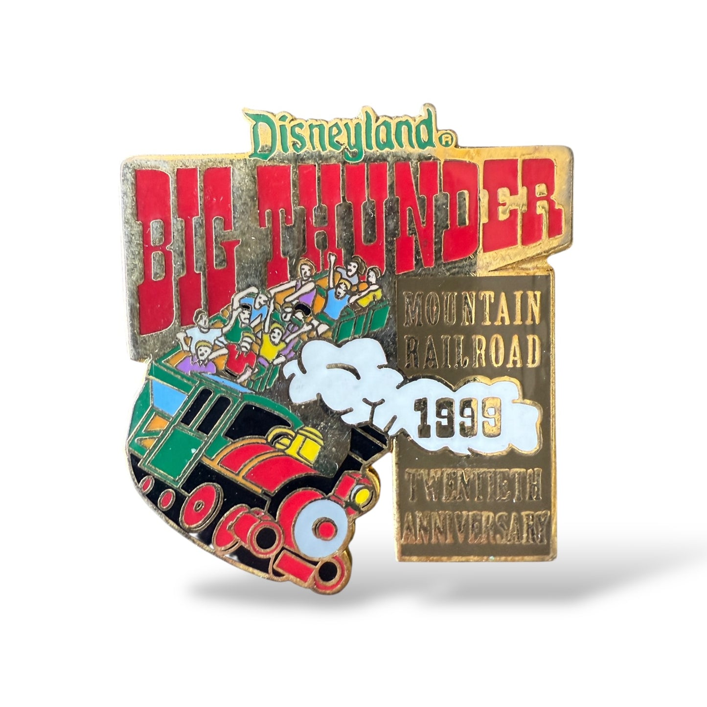 DLR Big Thunder Mountain Railroad 20th Anniversary Pin