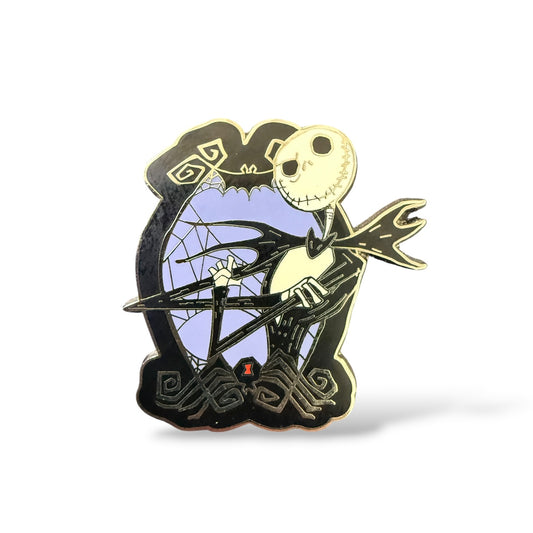 Disney Parks Tim Burton's The Nightmare Before Christmas Hip Lanyard Jack Skellington Pin