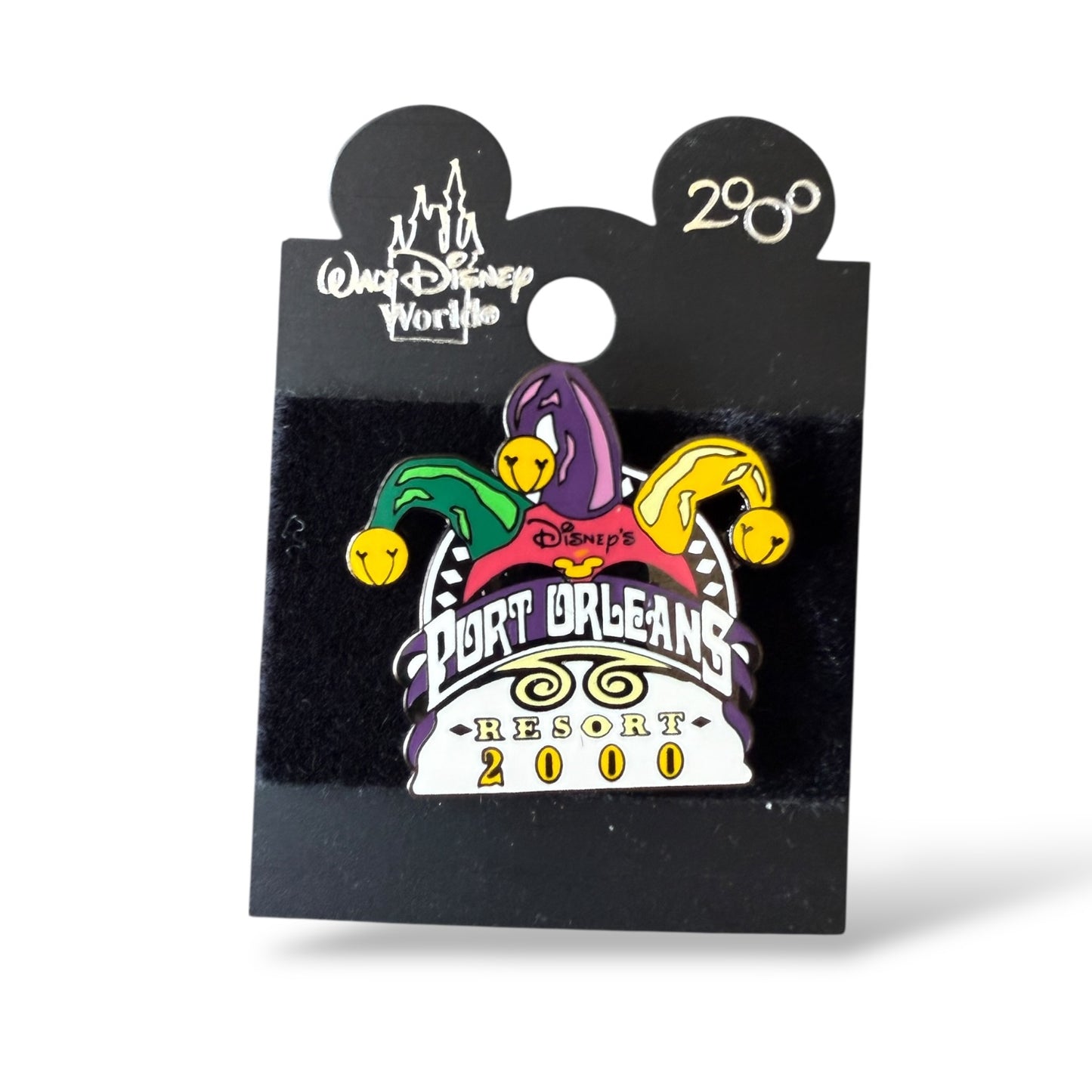 WDW Port Orleans Resort 2000 Jester Hat Pin