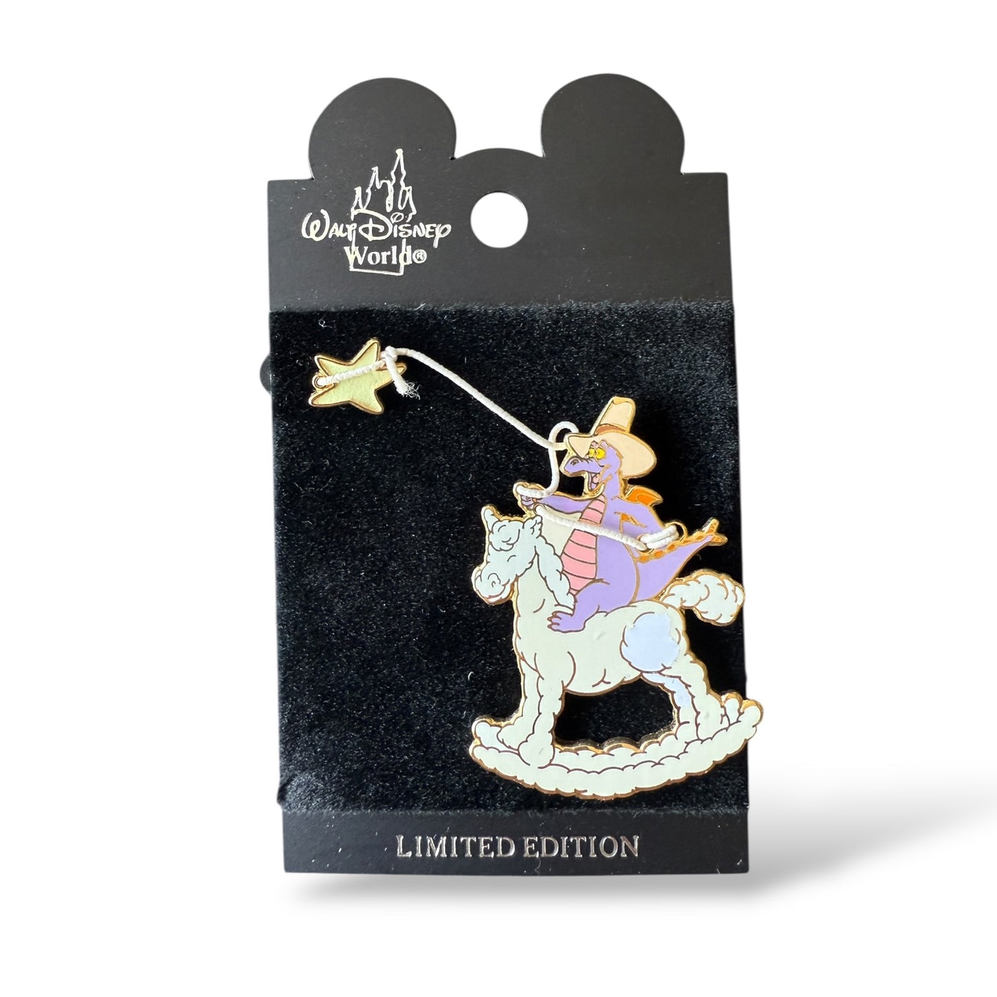 WDW Figment On A Rocking Horse Roping A Star Pin