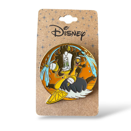 Loungefly Lumiere and Feather Duster Beauty and the Beast Pin