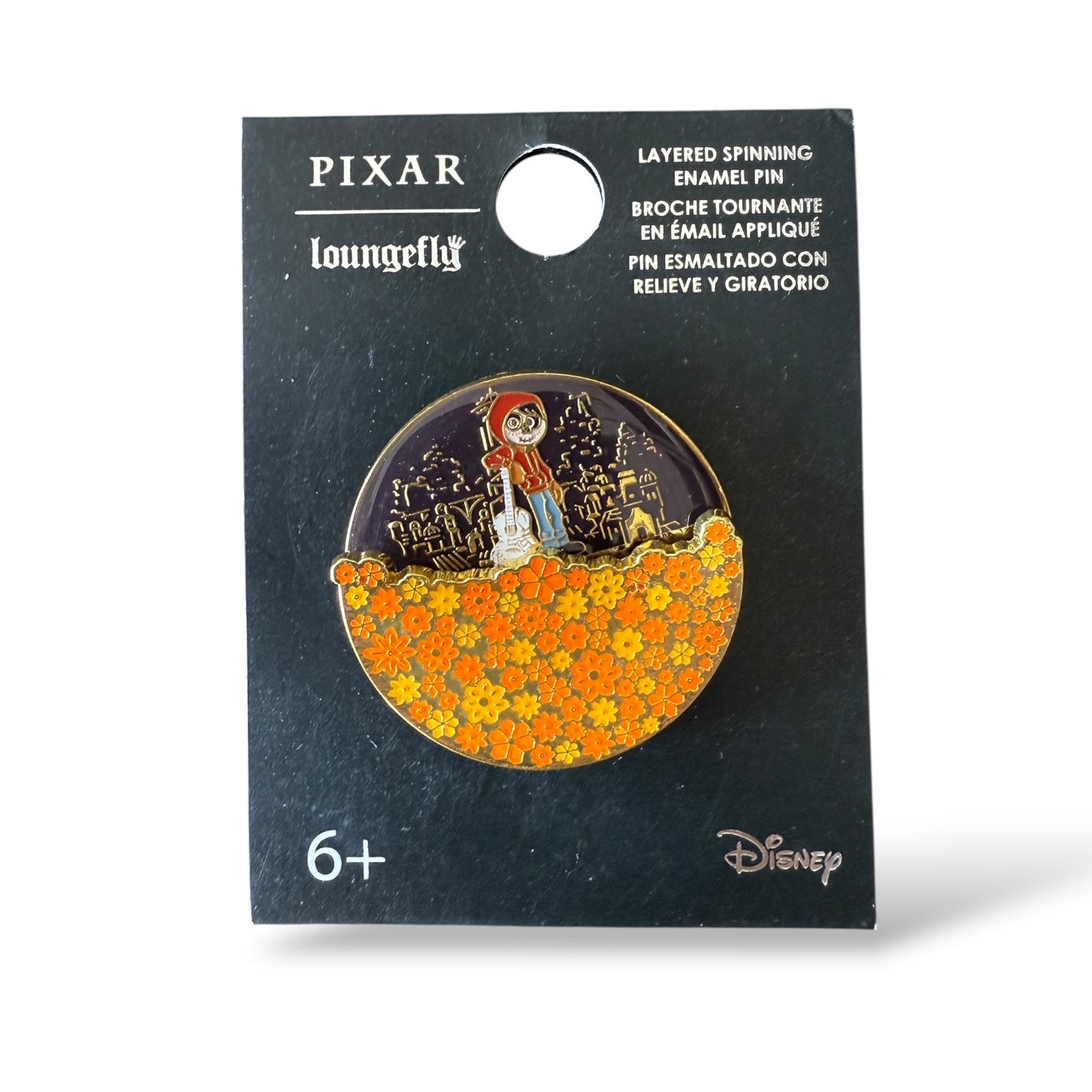 Loungefly Miguel Marigolds Spinner Pin