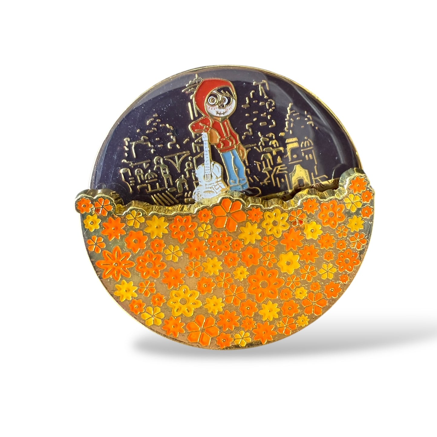 Loungefly Miguel Marigolds Spinner Pin