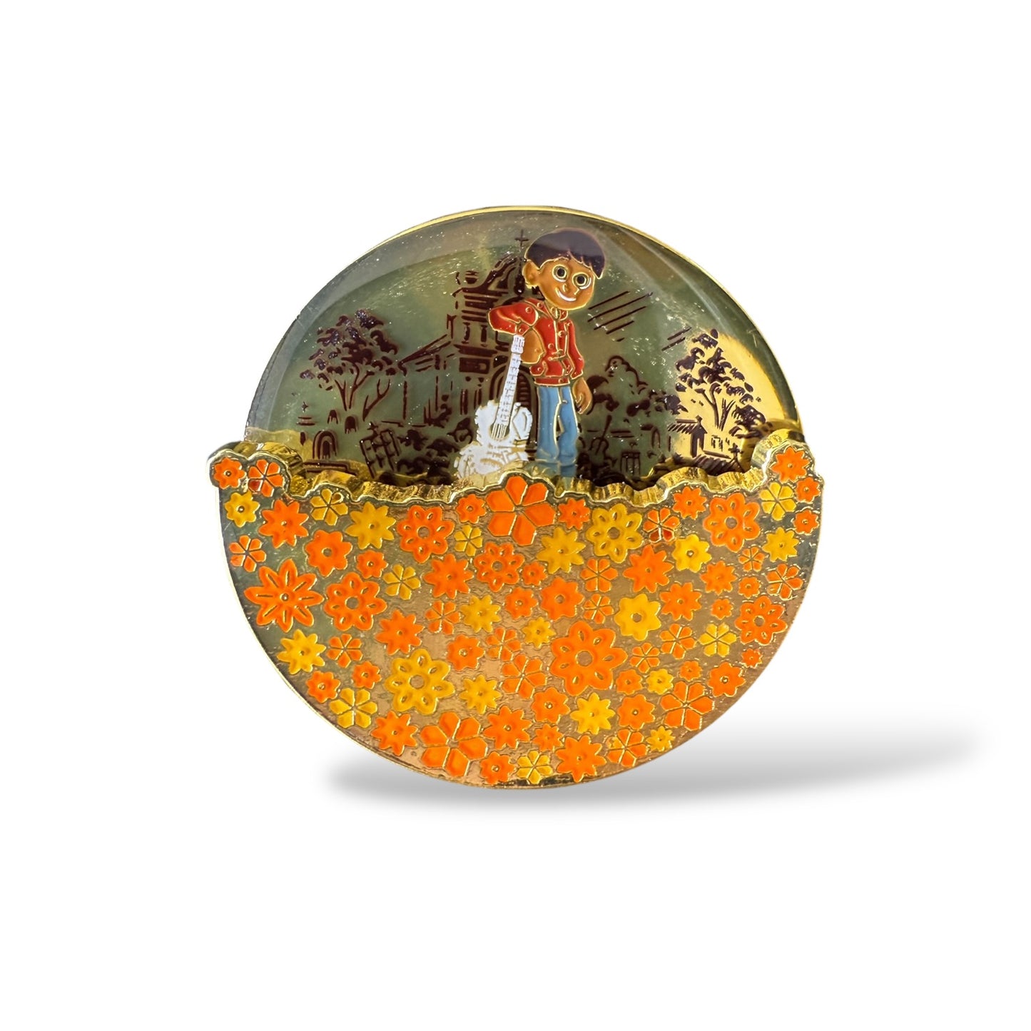 Loungefly Miguel Marigolds Spinner Pin