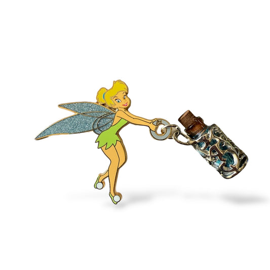 Disney Parks Tinker Bell Vial of Magic Dust Dangle Pin
