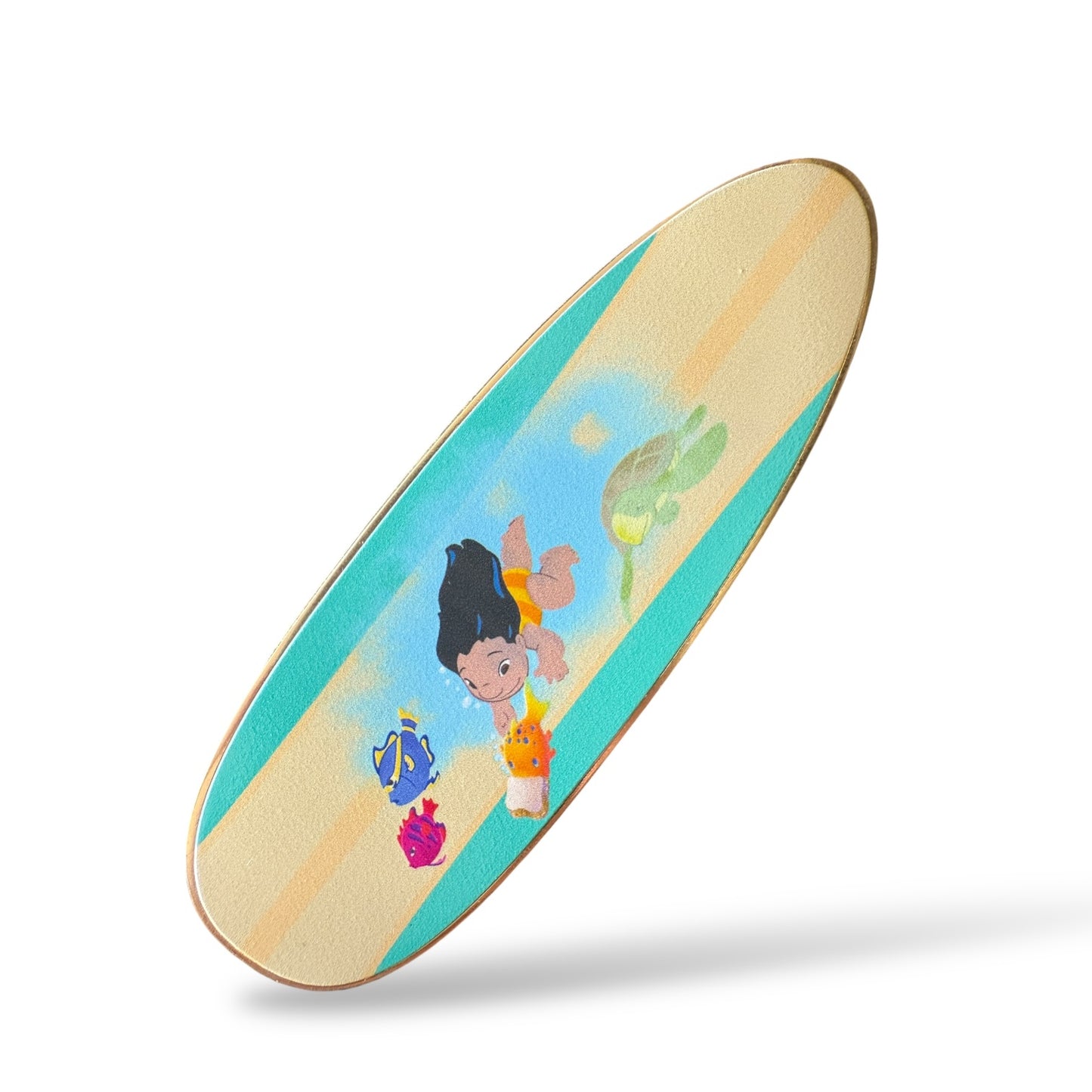 WDI Lilo & Stitch 20th Anniversary Surfboards Lilo and Pudge Swimming Pin