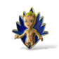 D23 Blue Stained Glass Guardians of the Galaxy Baby Groot Pin