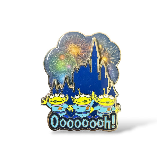 Disney Parks Toy Story Little Green Men Castle Fireworks Oooooooh! Pin