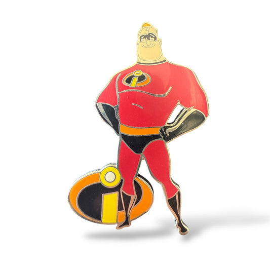 Artist Proof Disney Auctions The Incredibles Bob Parr Silver Metal Pin