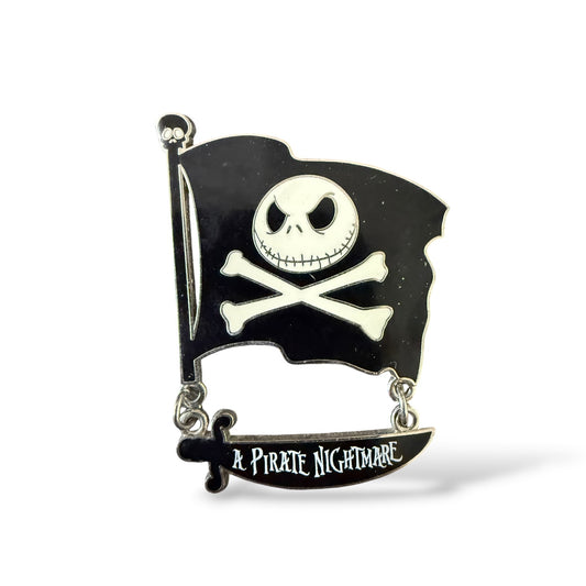 Disney Parks A Pirate Nightmare Jack Skellington & Crossbones Pin