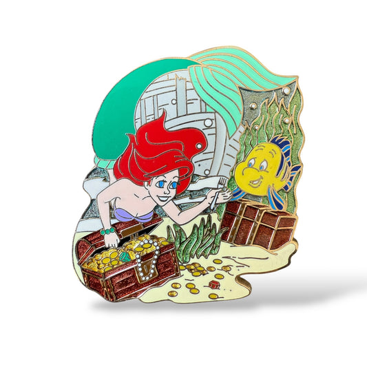 Disney Shopping Treasure Hunt Ariel and Flounder Pin