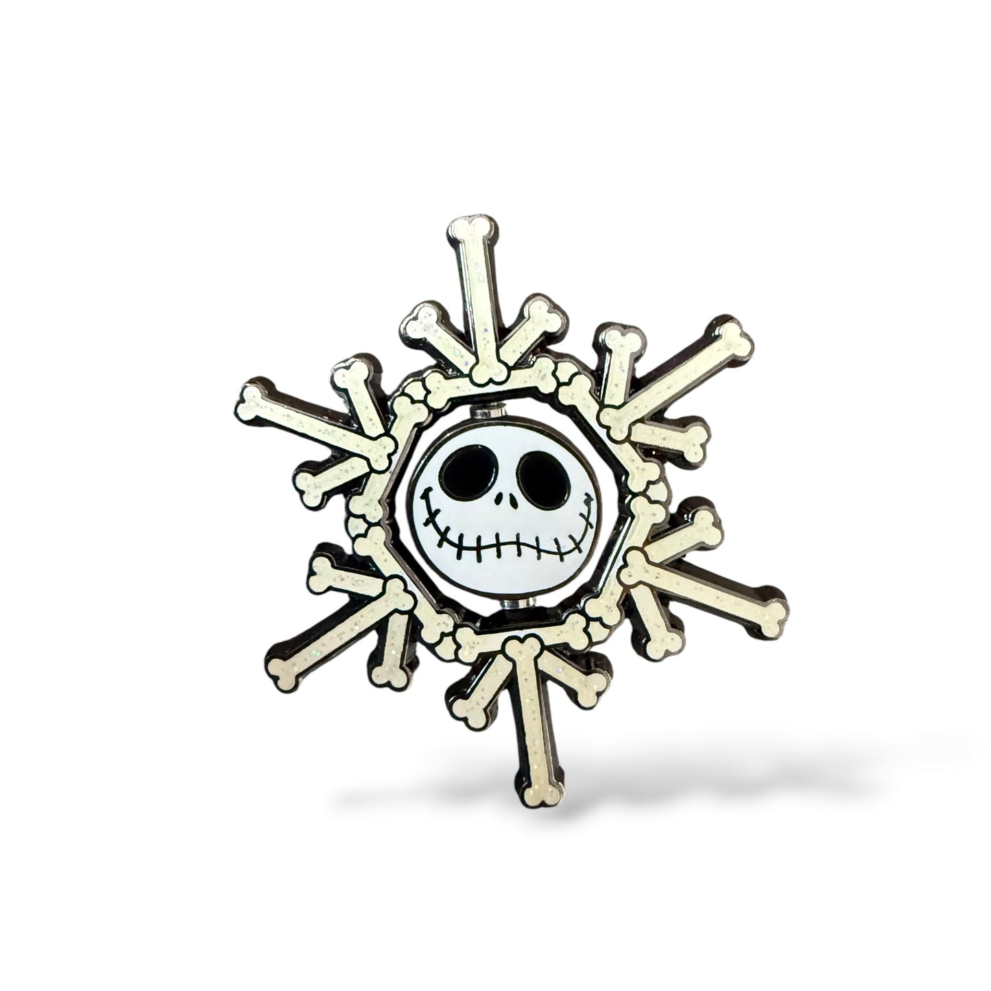 Disney Parks Season's Screamings 2015 Jack Skellington Snowflake Pin