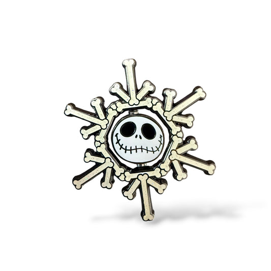 Disney Parks Season's Screamings 2015 Jack Skellington Snowflake Pin