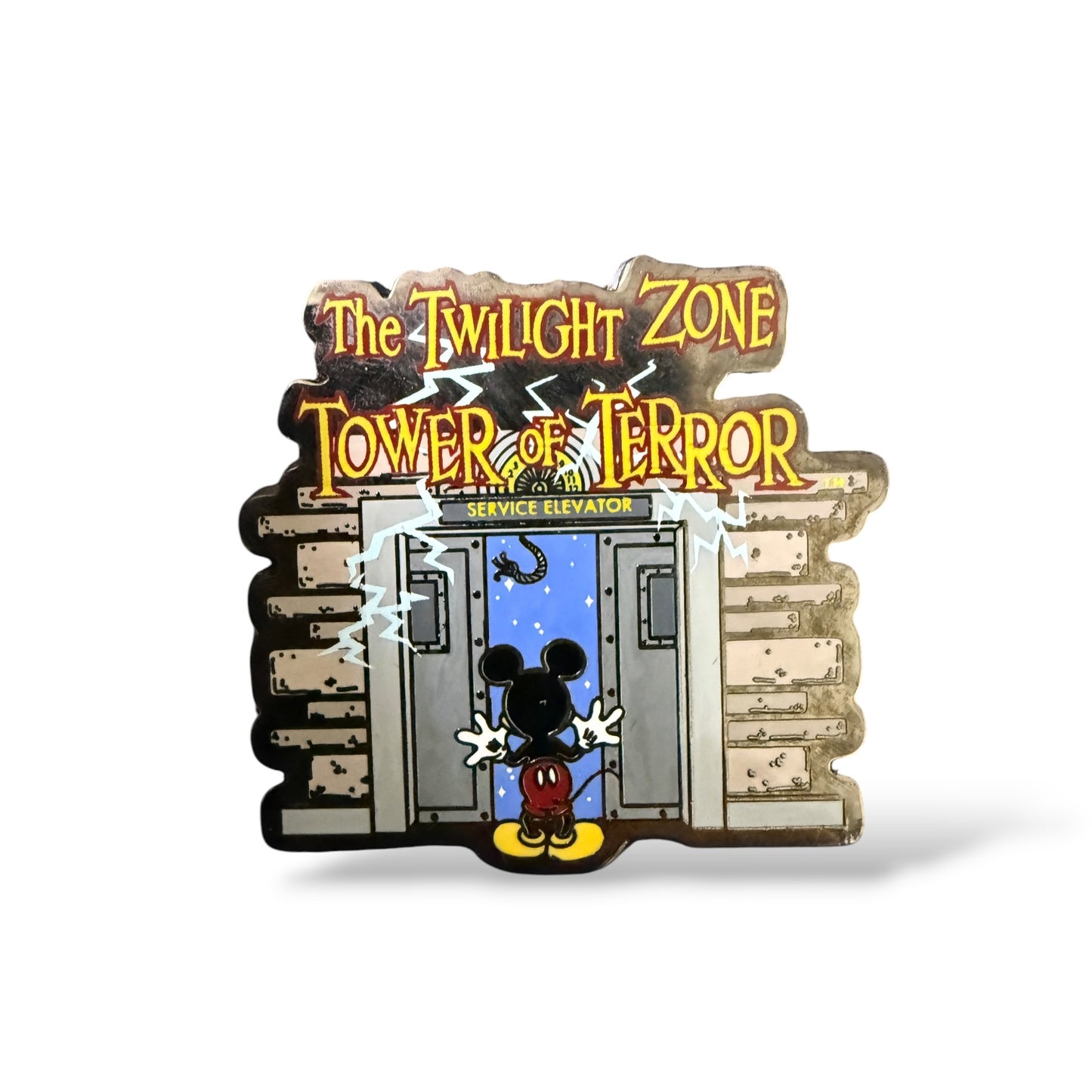 DCA The Twilight Zone Tower of Terror Service Elevator Mickey Pin