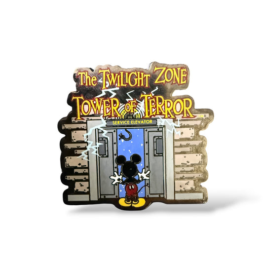 DCA The Twilight Zone Tower of Terror Service Elevator Mickey Pin