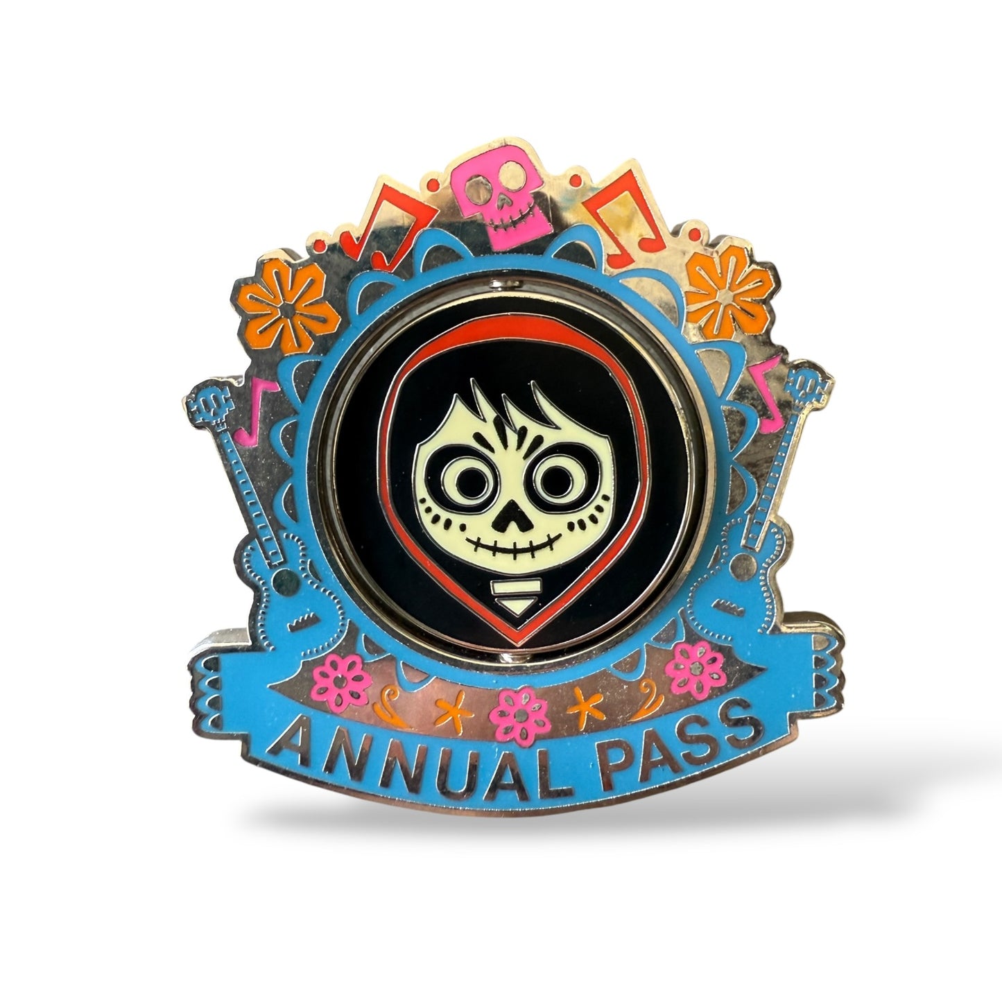 SDR Annual Pass Miguel Coco Spinner Pin