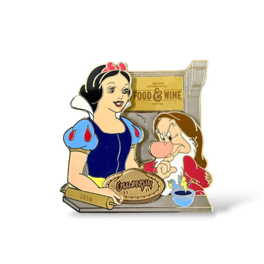 WDW EPCOT Food and Wine 2018 Snow White and Grumpy Pin