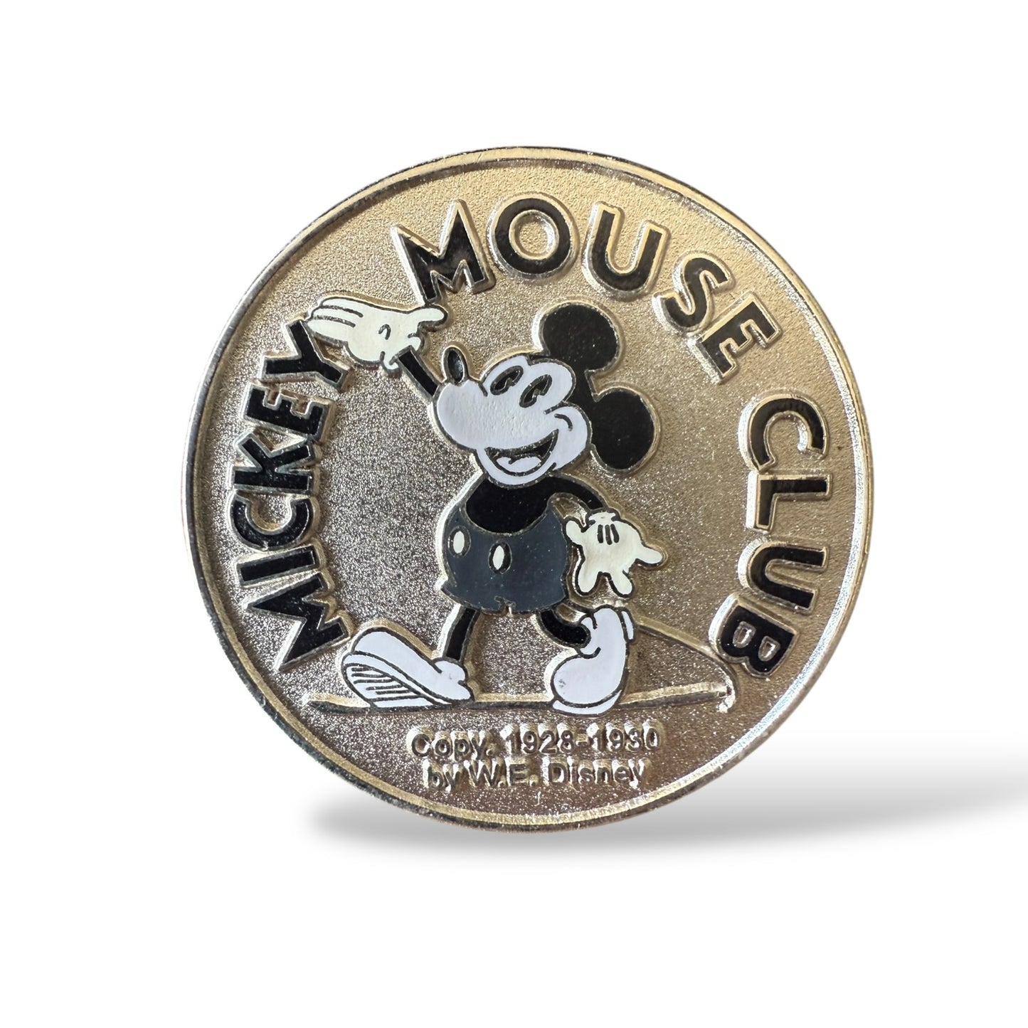 DLR Mickey Mouse Club Silver Pin