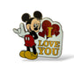 Disney Parks Mickey Mouse Sign language I Love You Pin