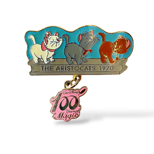 JDS 100 Years of Magic Marie, Berlioz, and Toulouse Aristocats Pin