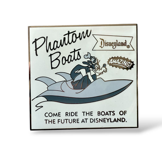 DLR Dateline: Disneyland 1955 Opening Day Newspaper Goofy Phantom Boats Pin